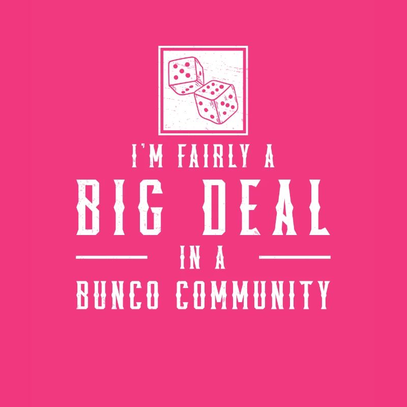 Lustige Bunco-Spiele Ich bin eine ziemlich große