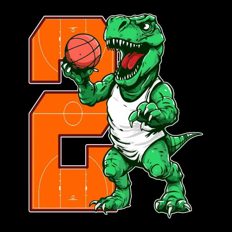 Basketball Dino - 2 year old boy - 2.
