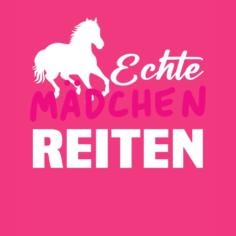 Echte mädchen reiten