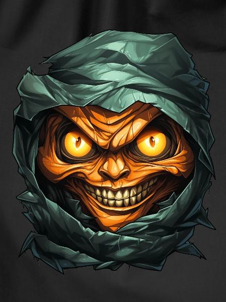 Halloween Spooky Cartoon Mummy