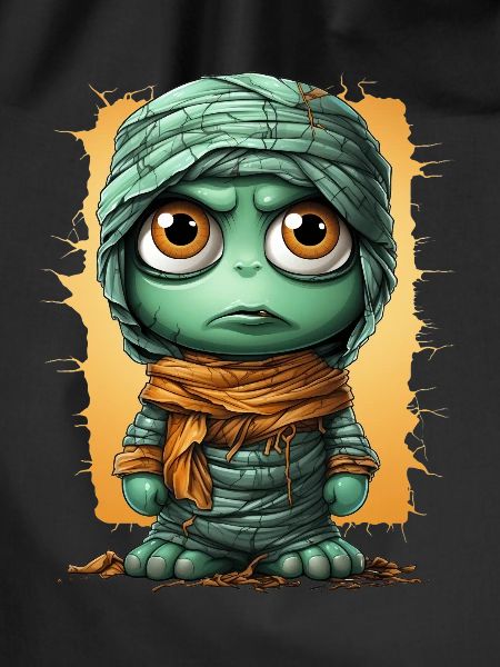 Halloween Spooky Cartoon Mummy