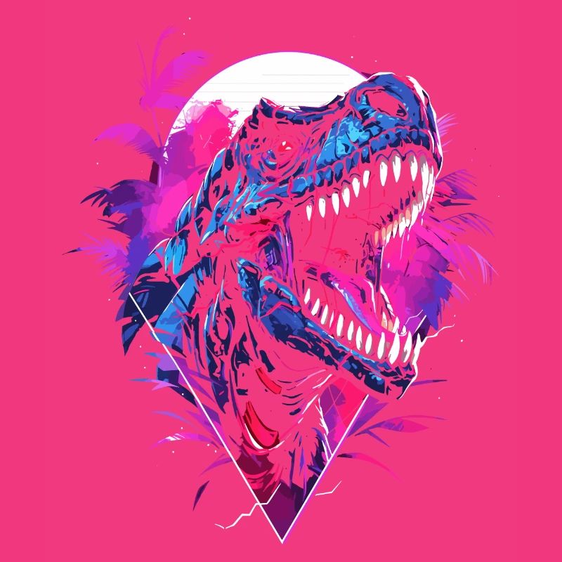Synthwave T Rex