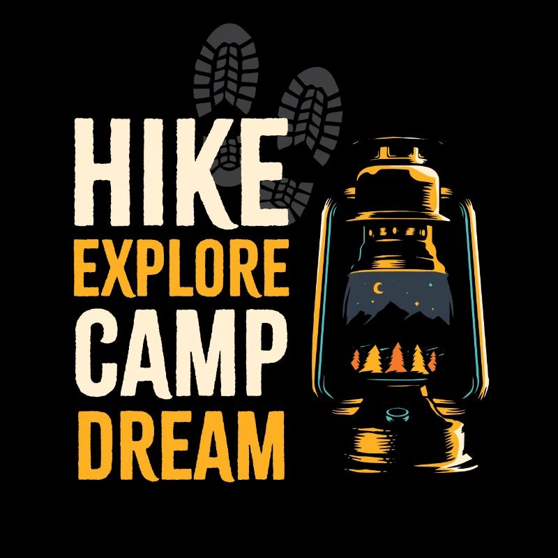 Hike explore camp dream