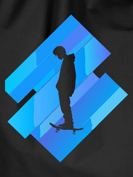 Skater Kickflip Longboard