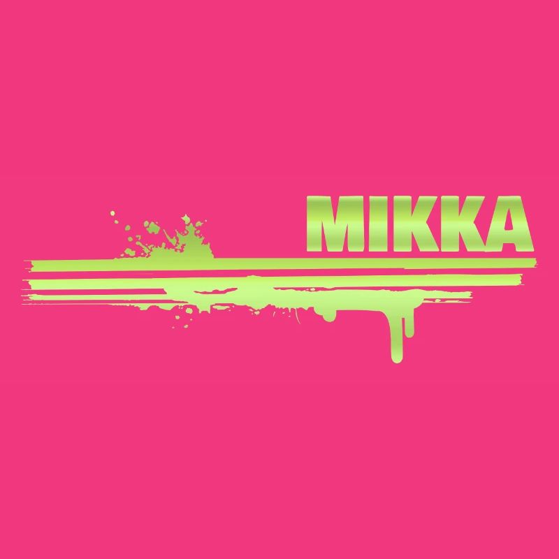 Mikka als Farbklecks
