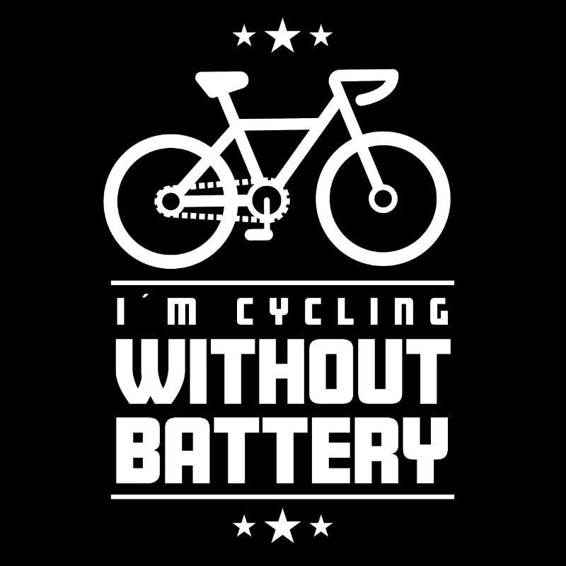 Je fais du vélo sans batterie