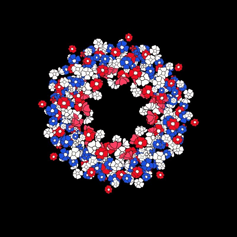 fleur fleurs fleurs fleurs couronne