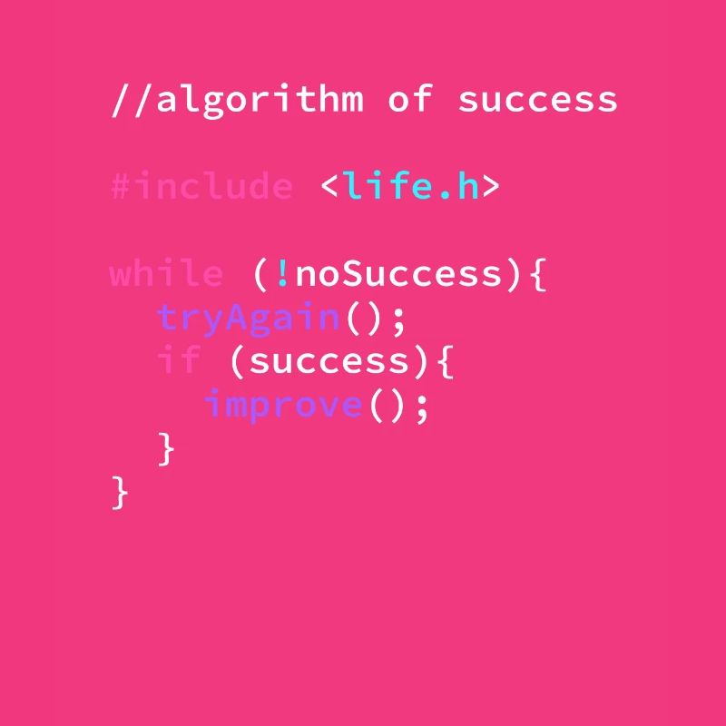 Algorithme succès programmeur code du programme