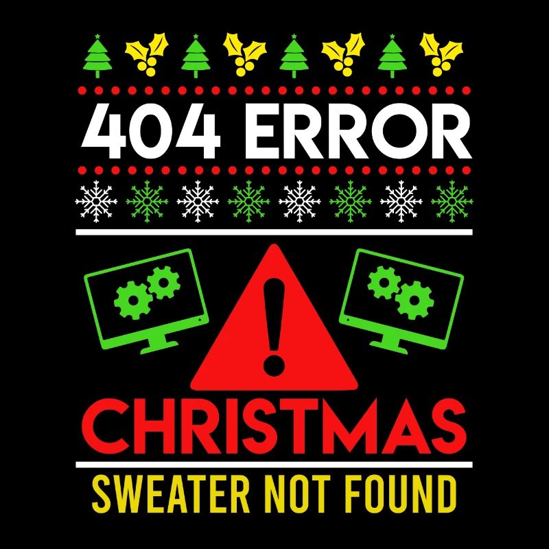 Christmas Proverbe 404 Error Sweater not Found