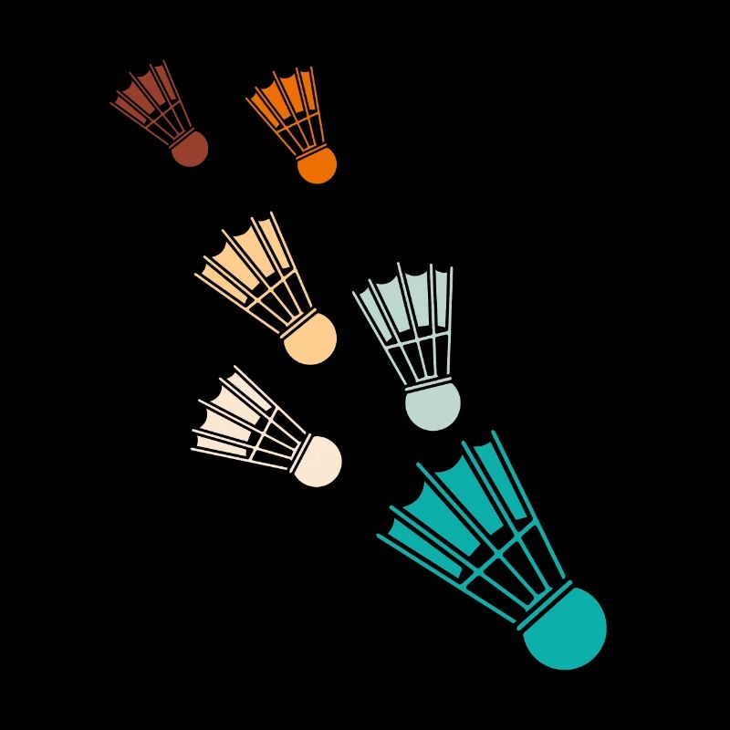 Retro Badminton Federbälle Shuttlecocks