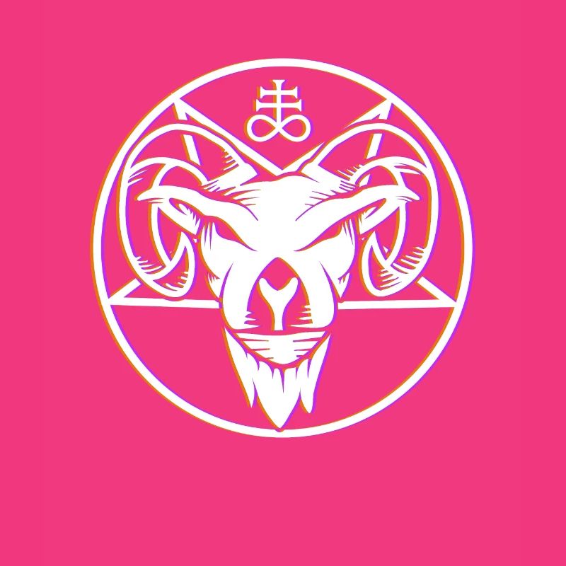 Baphomet Devil Goat Satan Symbol Bafomet