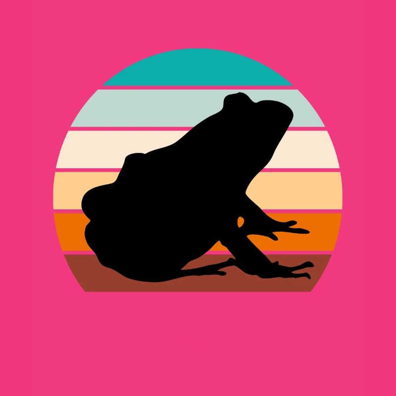 Retro Frog Vintage Toad Frog