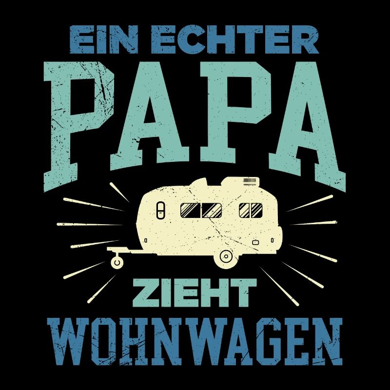 A real dad pulls caravan camper caravan