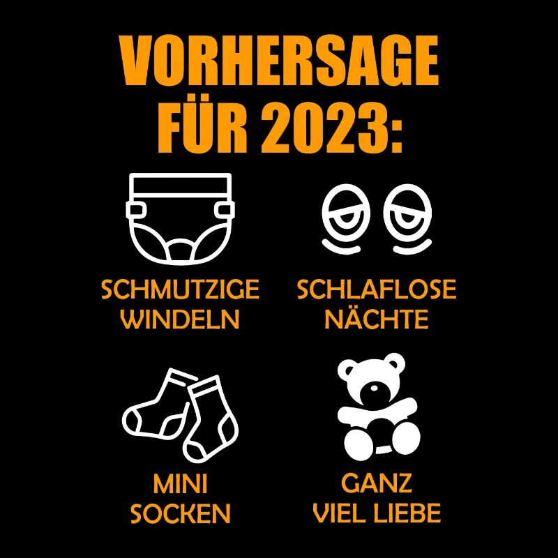 Werdende Eltern Vorhersage für 2023 Werdender Papa