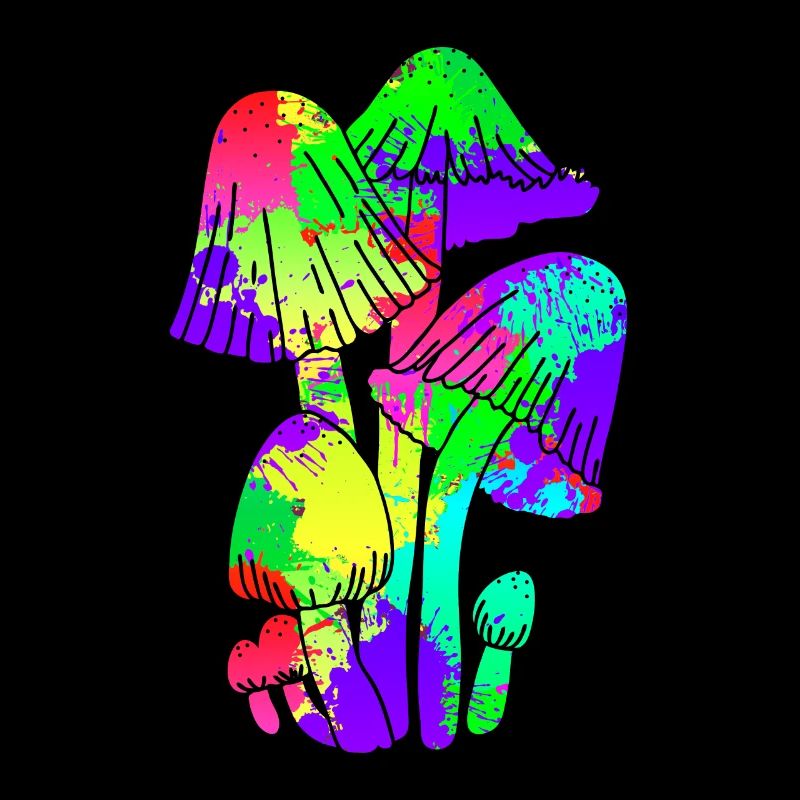 Cueillette de champignons colorées Party