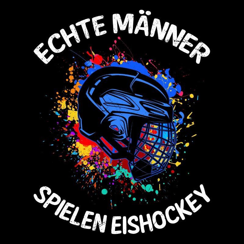 Echte Männer spielen Eishockey