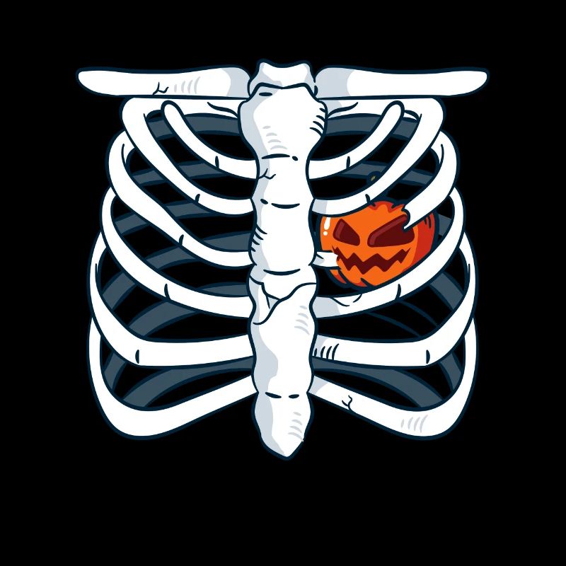 Pumpkin Skeleton Halloween