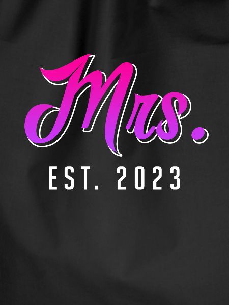 Mrs Mr Deco Wedding