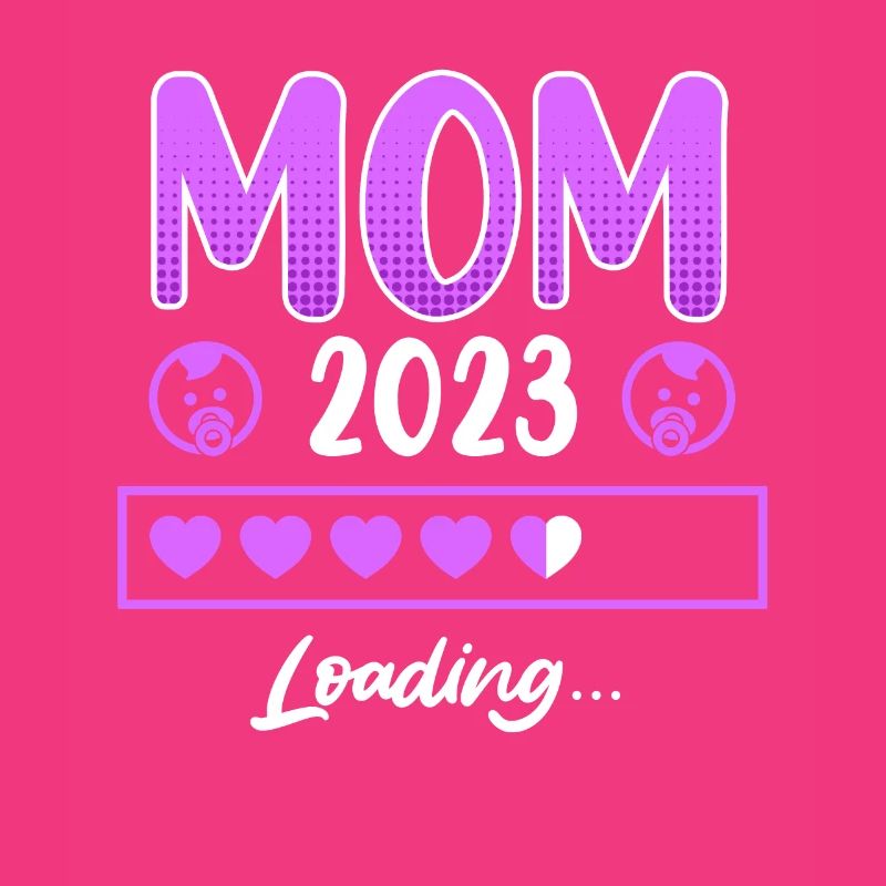 Mama 2023 Mutter to be schwanger Junge Mädchen