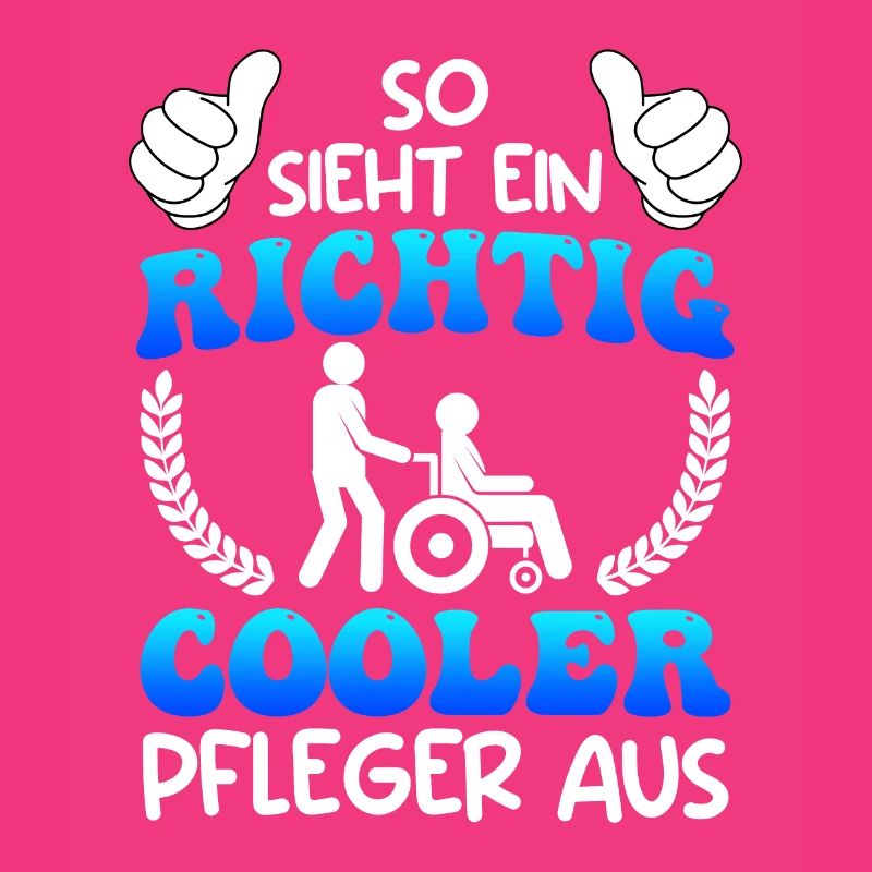 So sieht ein cooler Pfleger aus Altenpfleger