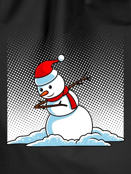 Dabbing Snowman