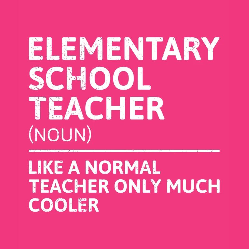 Enseignant d’école primaire comme enseignant normal Enseignant cool