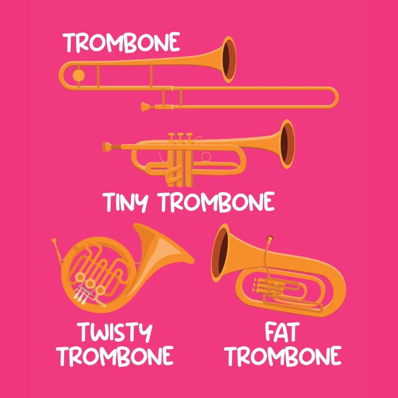 Small Trombone Curvy Trombone Thick Trombone