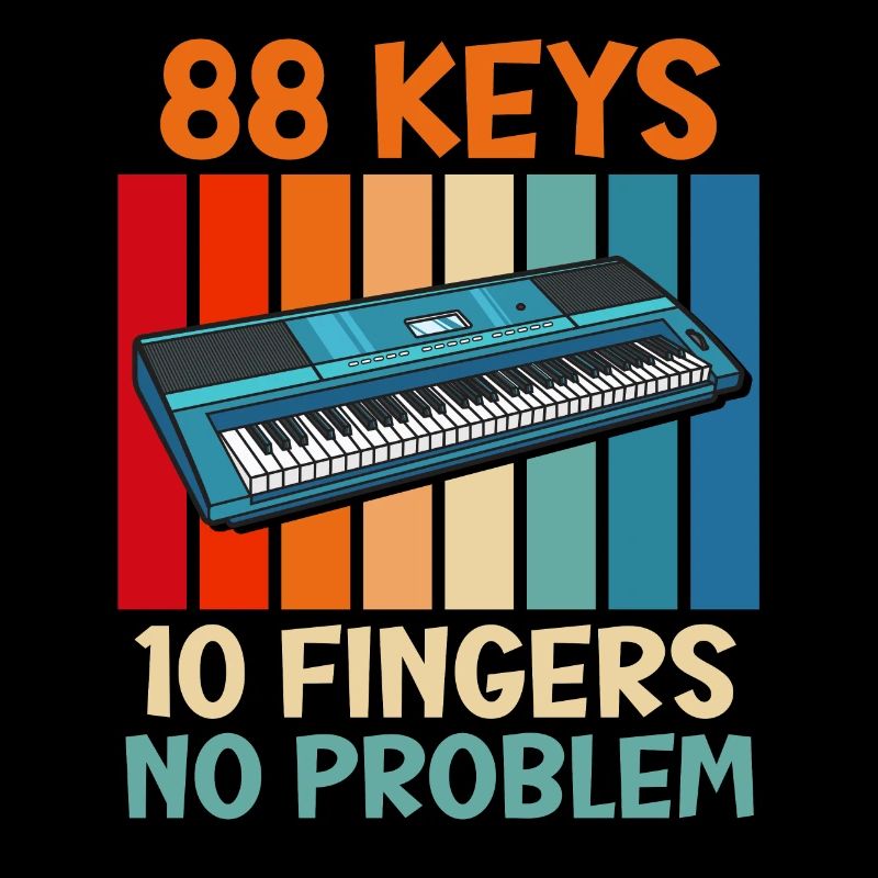 Keyboard 88 keys 10 fingers no problem piano