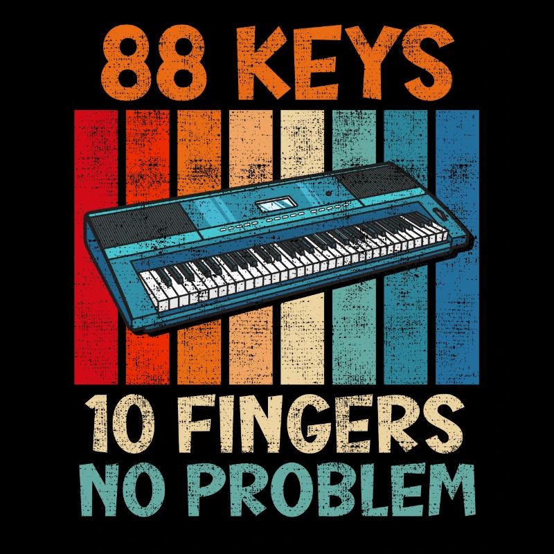 Keyboard 88 keys 10 fingers no problem piano