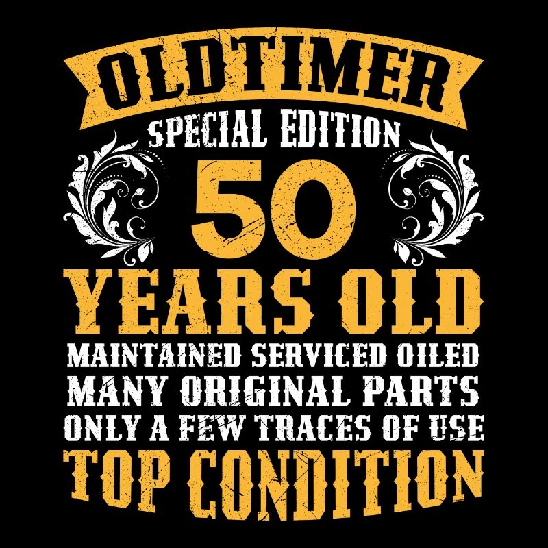 Oldtimer 50 ans 50e anniversaire hommes hommes