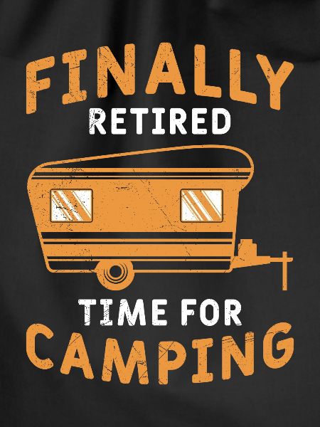 Pensioner caravan camping retirement