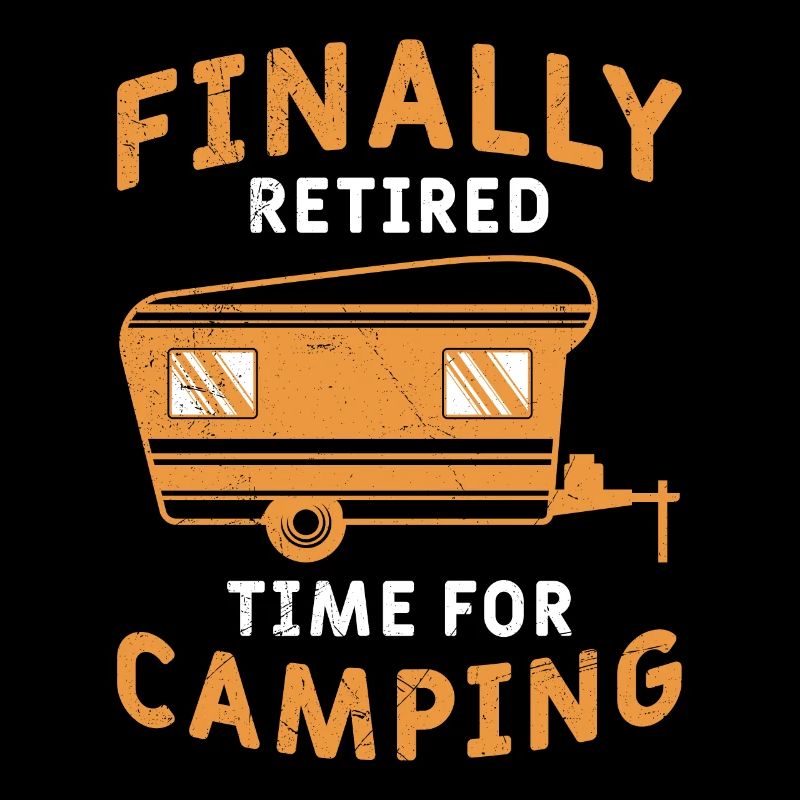 Pensioner caravan camping retirement