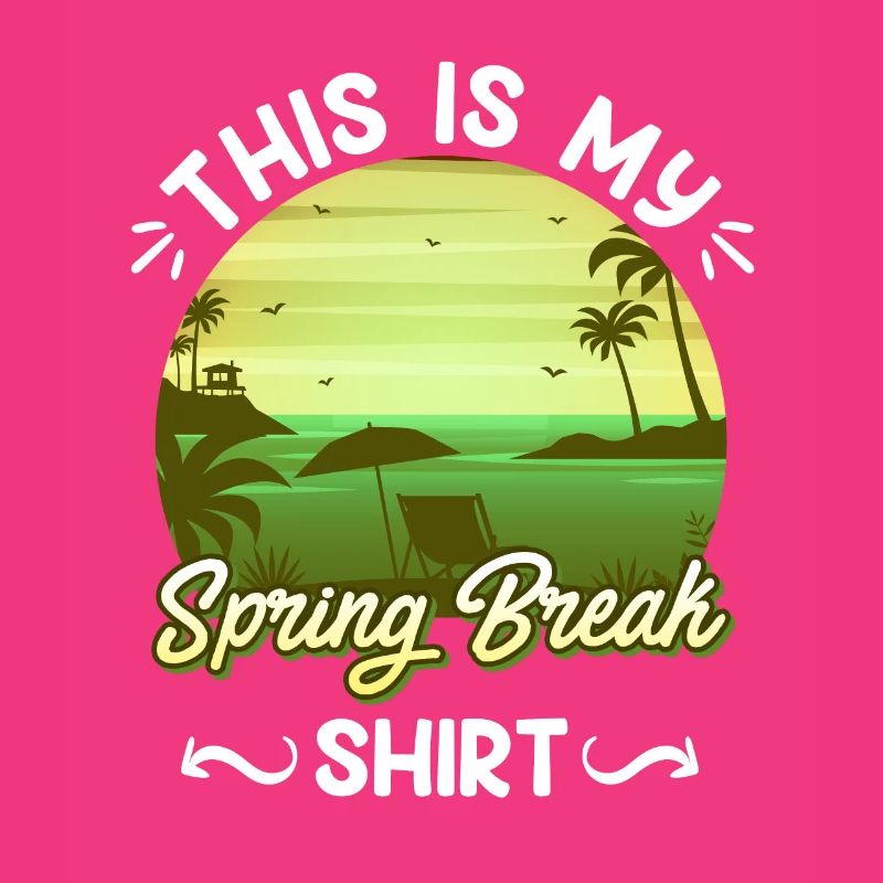 Party Sun Beach This is my Spring Break