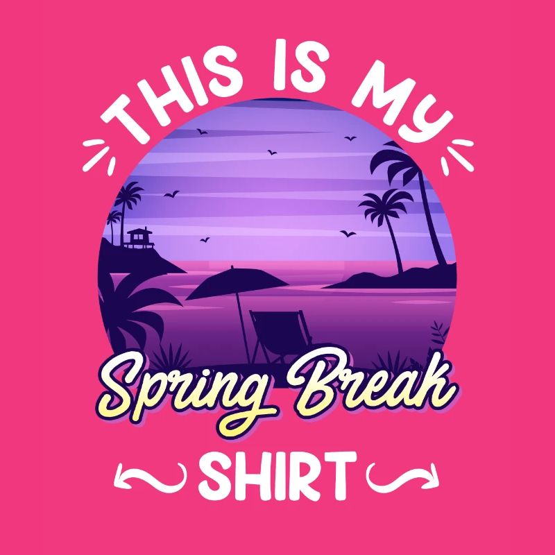 Party Sun Beach This is my Spring Break