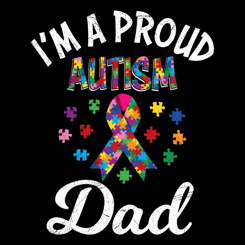 Stolzer Papa von autistischem Kind