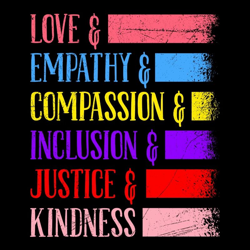 Inclusion, Equality, Kindness, Acceptance