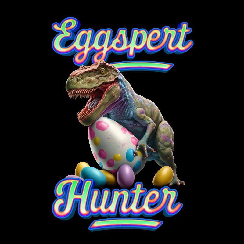 Eggspert Easter Eggs Hunter Easter Dinosaur Egg