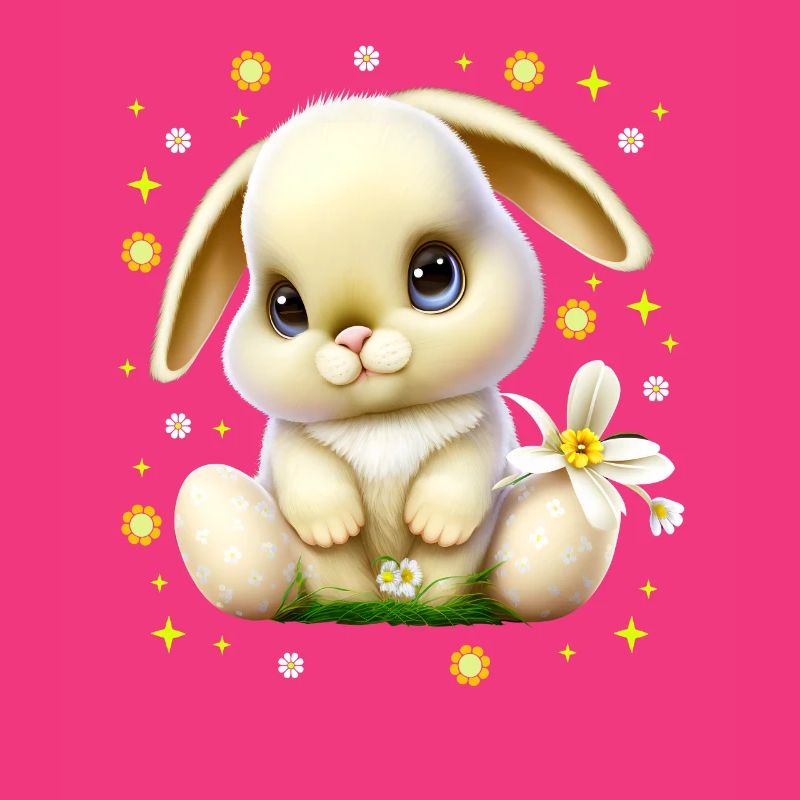Cute Easter Bunny Rabbit Face Cute Bunny