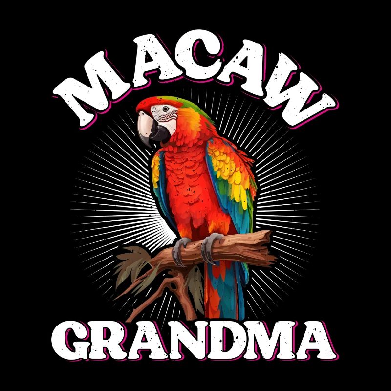 Ara Grand-mère Oiseau Amant Aras Perroquets