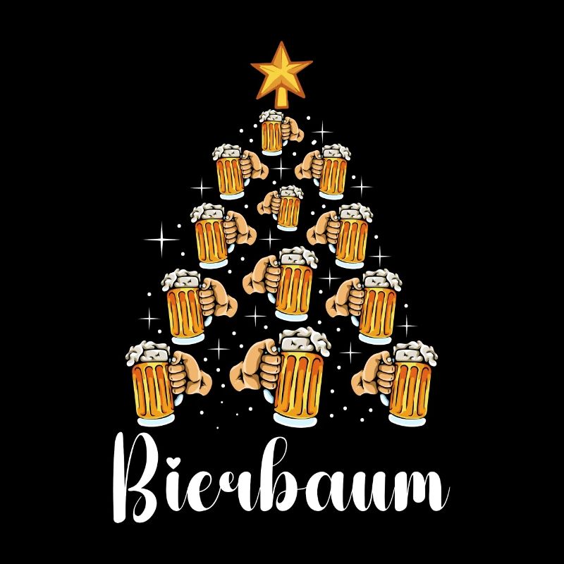 Biertrinker Bierbaum Weihnachten Bierfan
