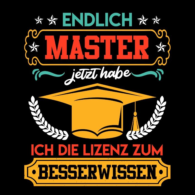 Master Endlich Master Lizenz zum Klugscheissen