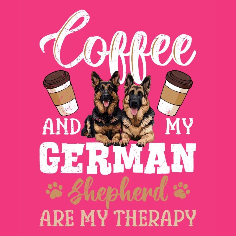 Kaffeetrinker Coffee and my German Shepherd my