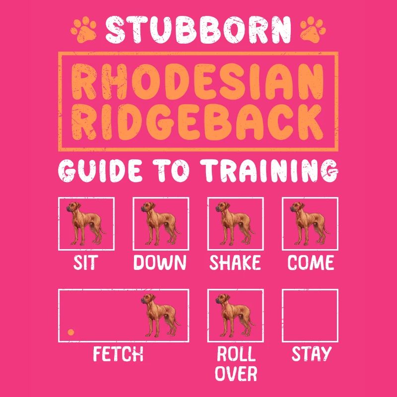GUIDE D’ENTRAÎNEMENT RHODESIAN RIDGEBACK Fun