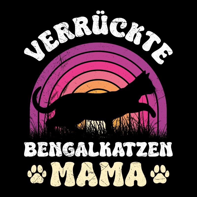 Chat du Bengale CRAZY BENGAL CATS MOM Drôle