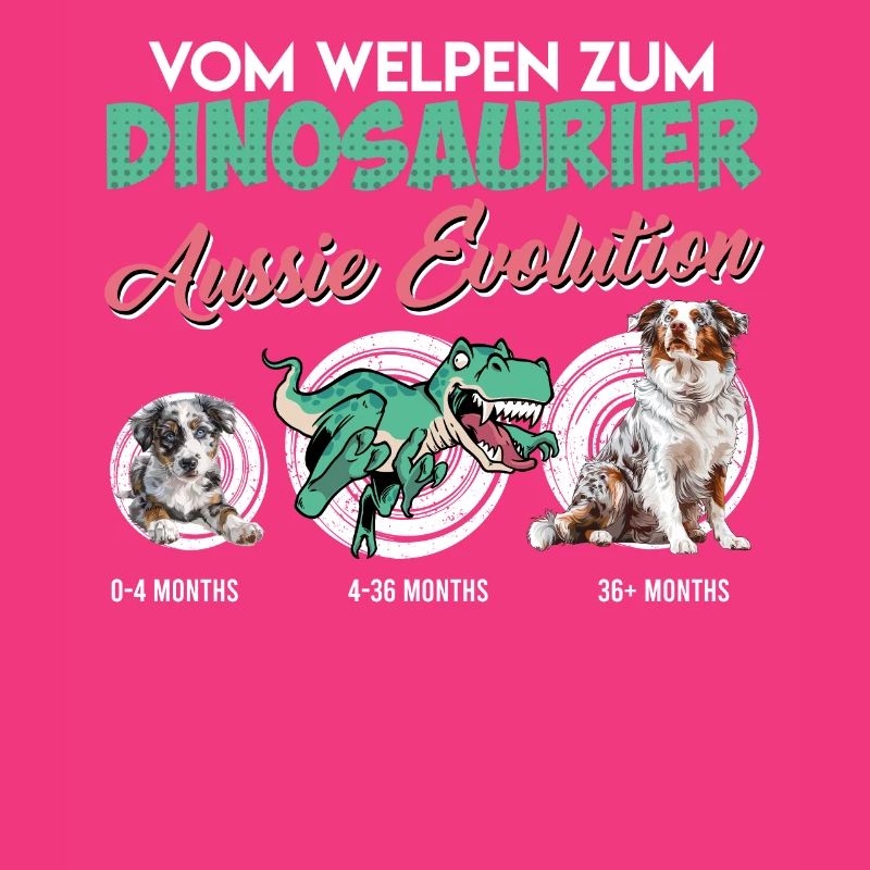 Aussie VOM WELPEN ZUM DINOSAURER AUSSIE EVOLUTION