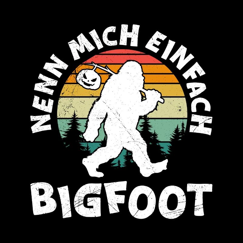 Fête d’Halloween APPELEZ-MOI SIMPLEMENT BIGFOOT Vintage