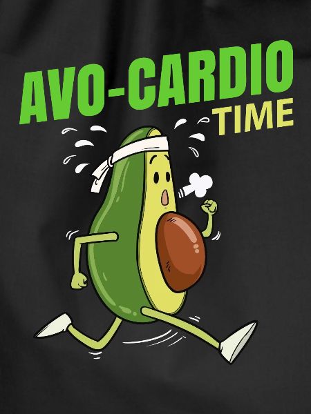 Avocado Running Funny Gift