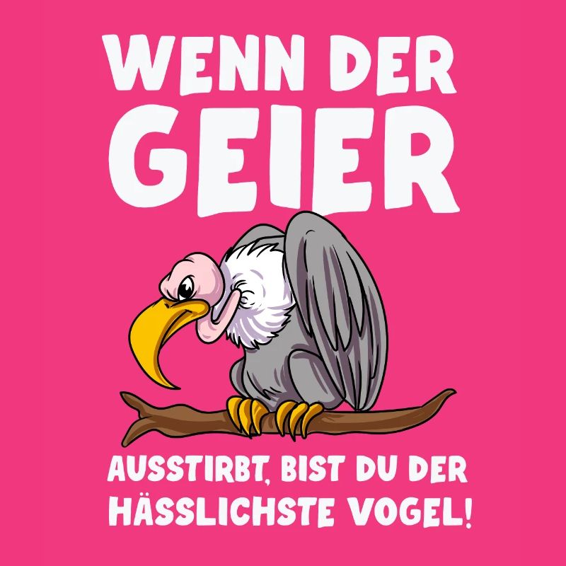 Geier Vögel Vogel Spruch Geschenkidee