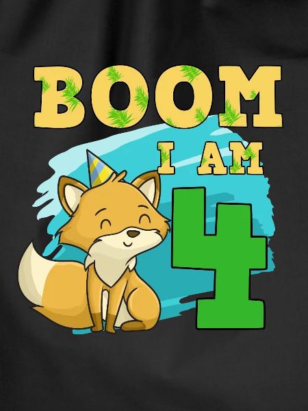 4th birthday fox