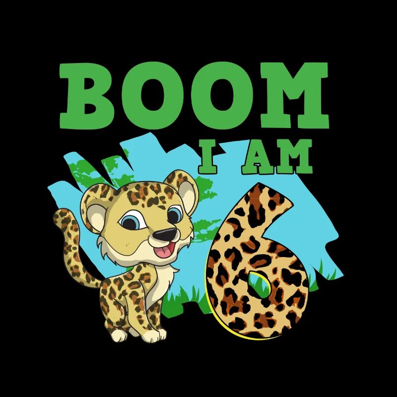 6th birthday leopard